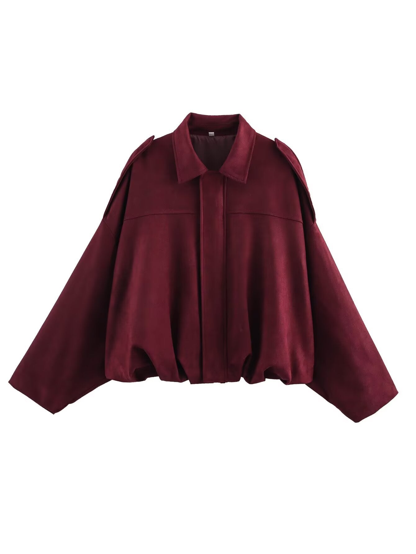 EmberLuxe Suede Bomber Jacket