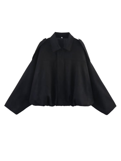 EmberLuxe Suede Bomber Jacket