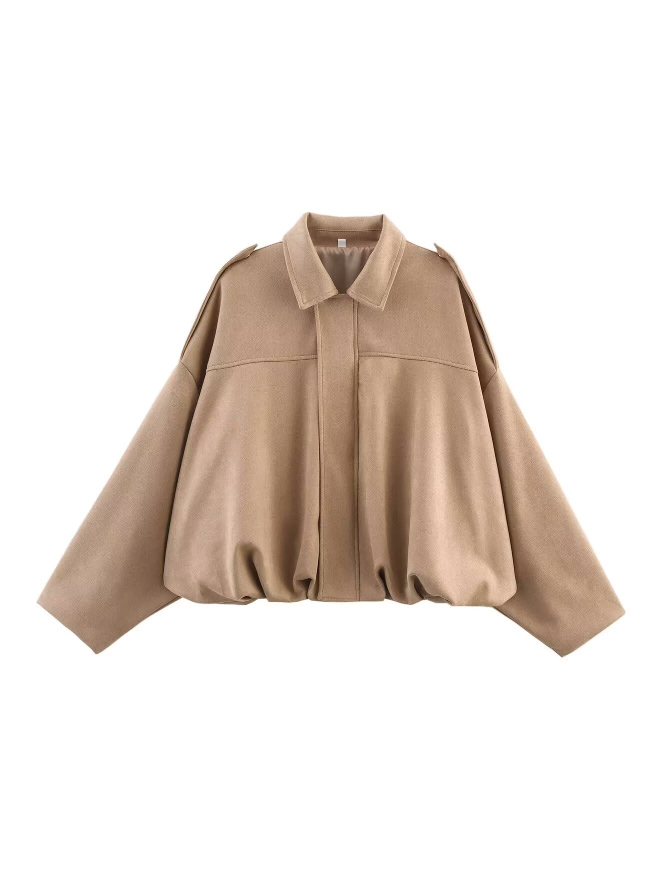 EmberLuxe Suede Bomber Jacket